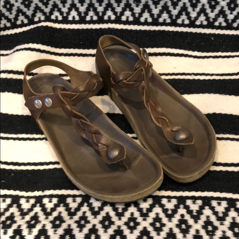 ISABEL MARANT Brook Leather Gladiator Sandals 38